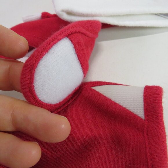 Baby my first Christmas bib and Santa hat Cotton Embroidered - Picture 4 of 9